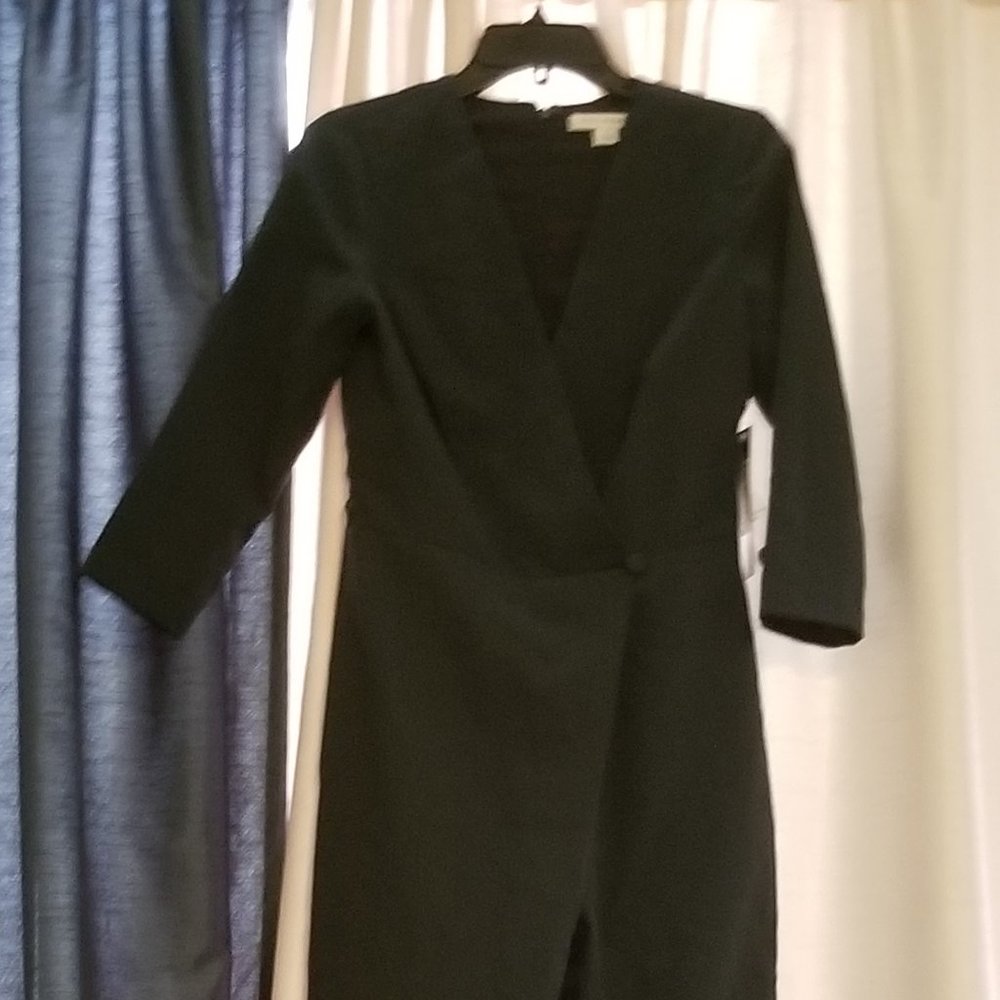 NWT  Kay Unger Charcoal Gray Jumpsuit  Size 6